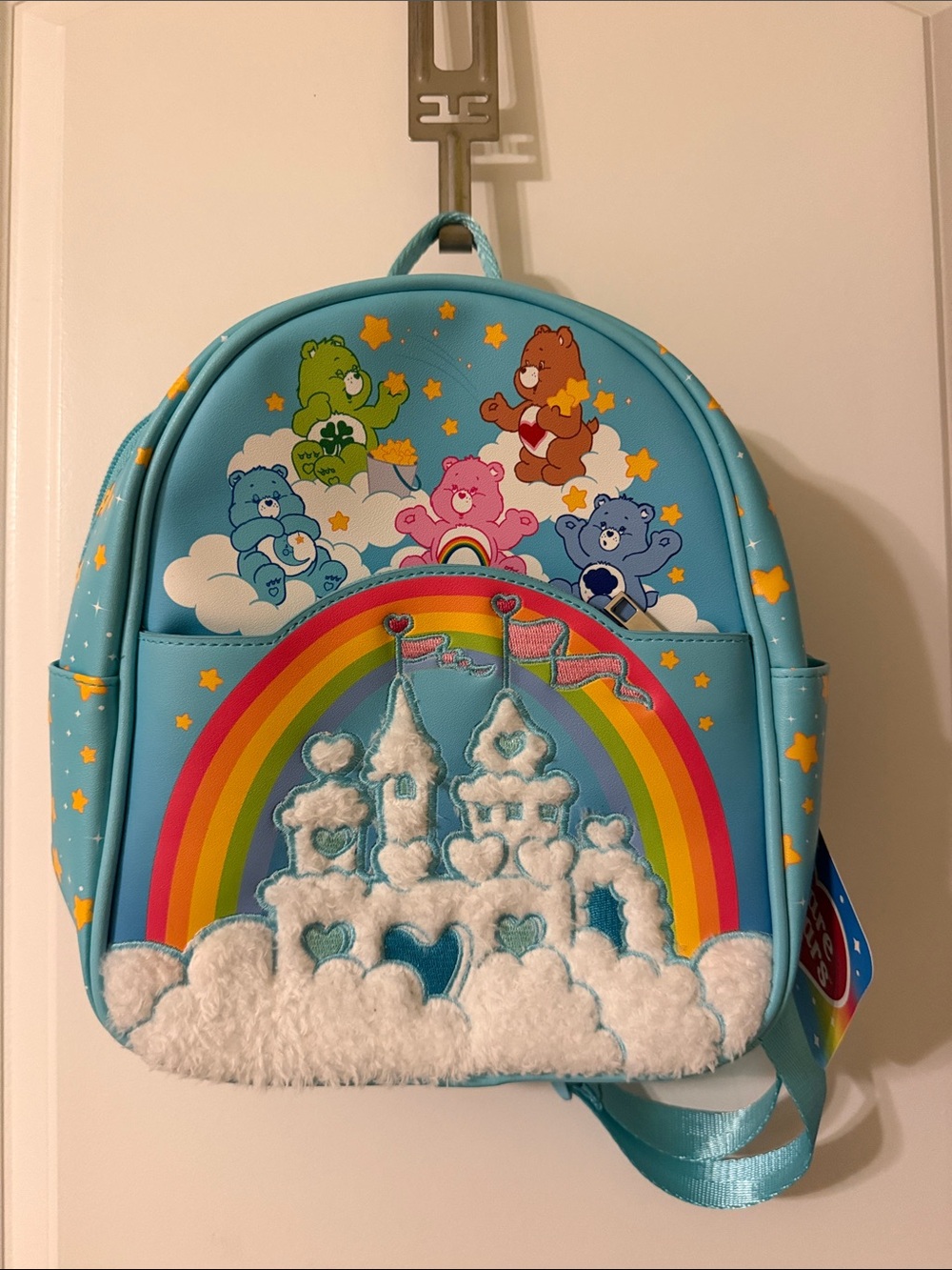 Care Bears Blue Rainbow Castle Mini Backpack